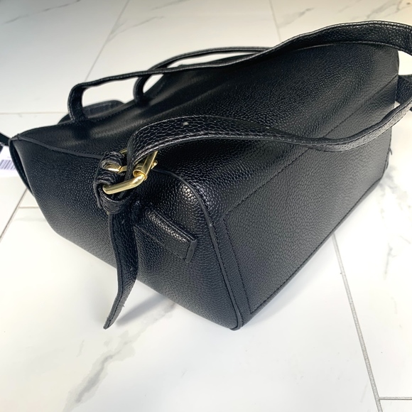 Tahari Black Backpack with Gold Accents - Picture 2 of 5